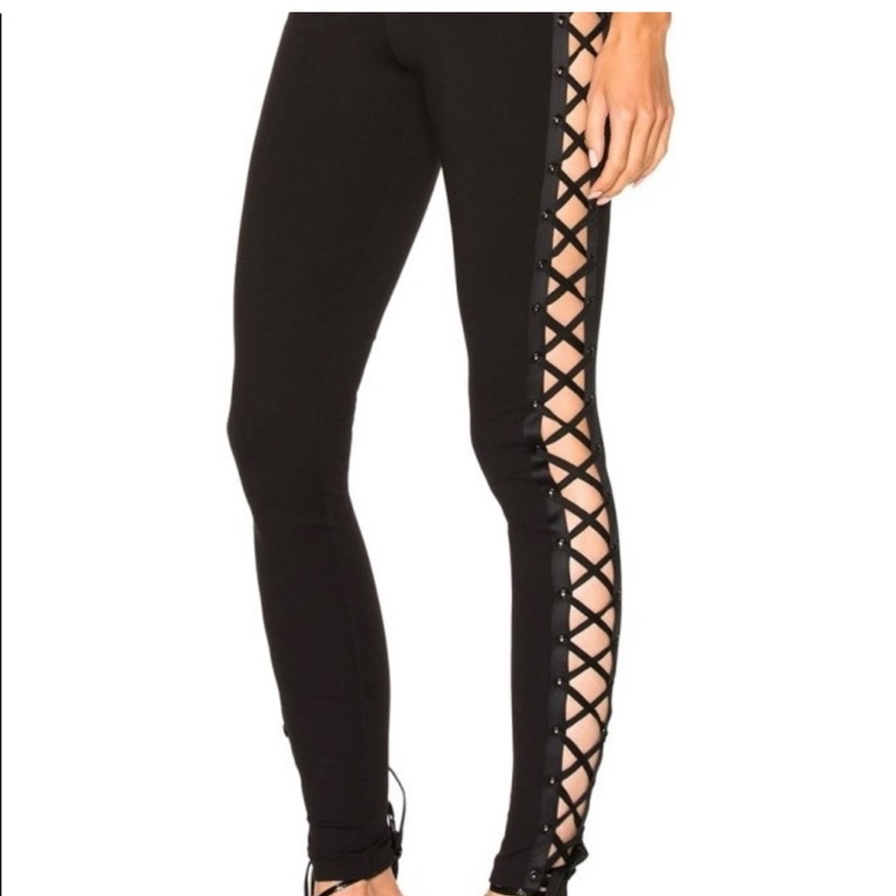 Puma Black Lace-Up Leggings
